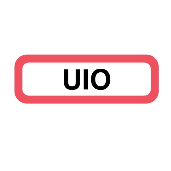 Nevs Position Labels - Uio 1/2" x 1-1/2" White w/Red & Black XP-718 - main